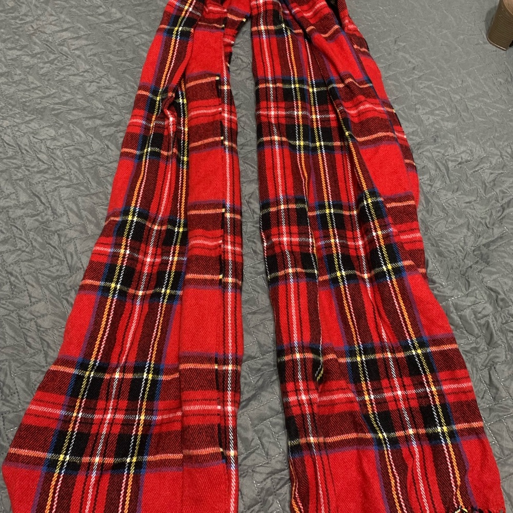 Women’s J-Crew Red Plaid Scarf